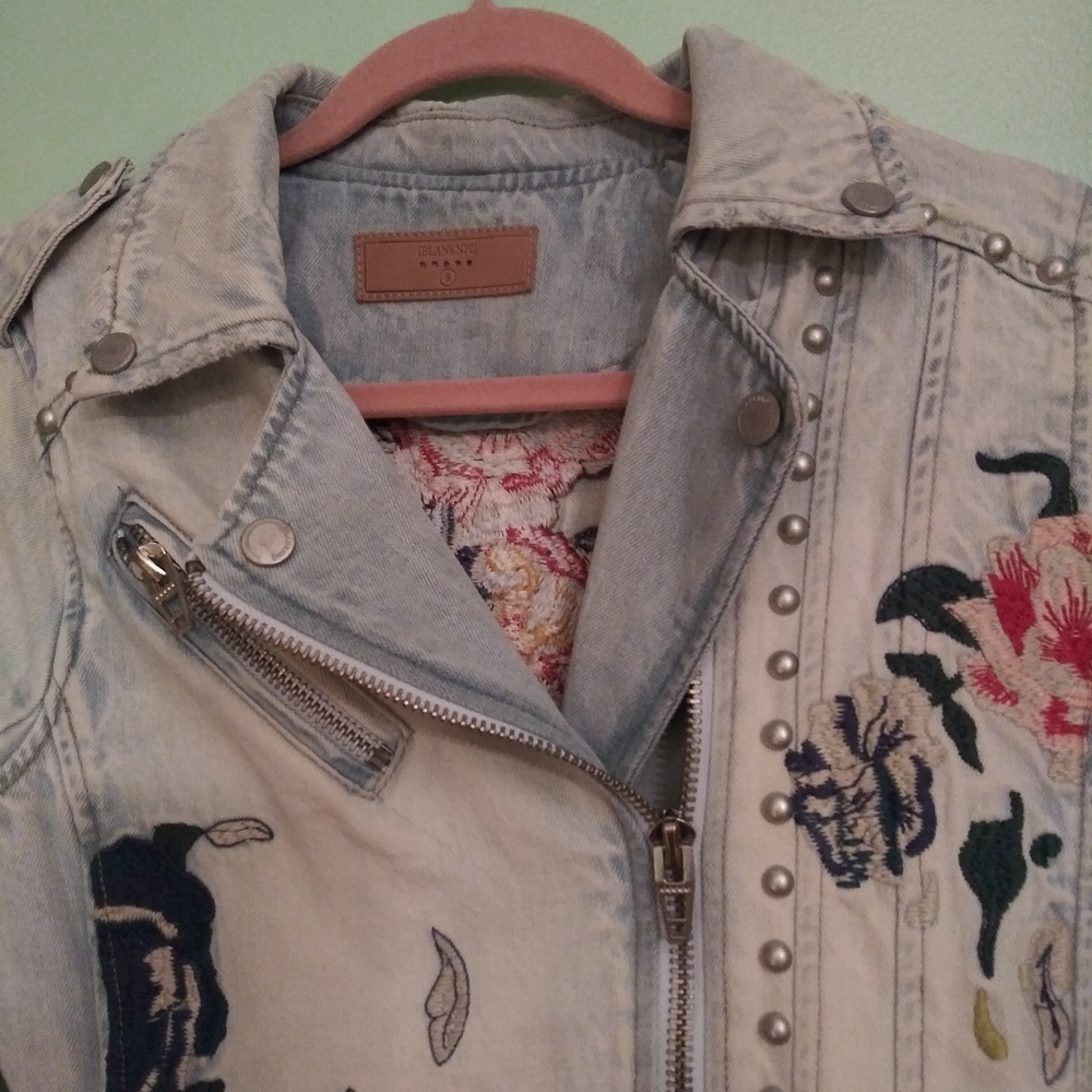 SOLD. BLANKNYC Light Denim Jacket Small - Picture 3 of 14